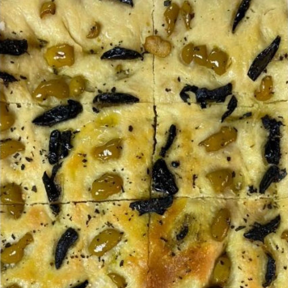 Focaccia de aceituna