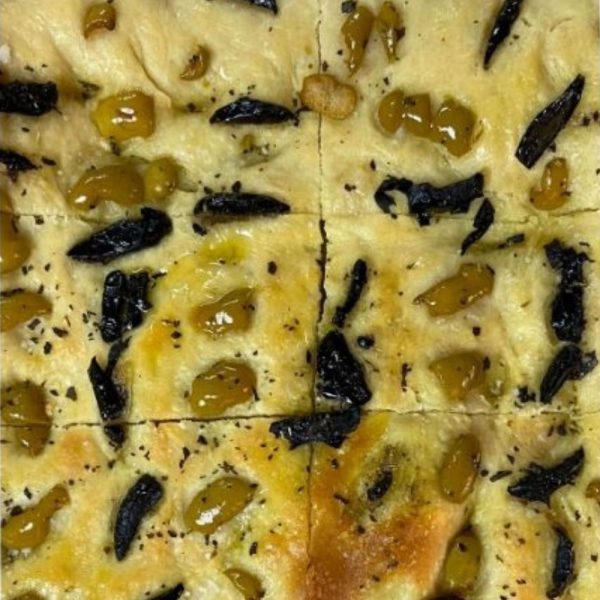 Focaccia de aceituna