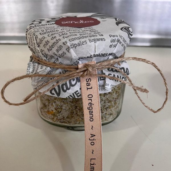 Sal de mar Orégano, ajo y limón